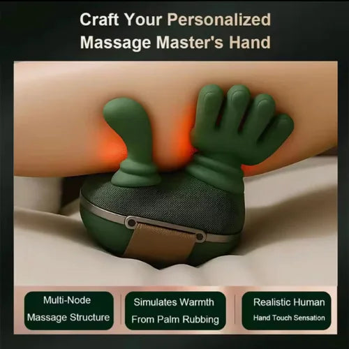 Electric Neck & Shoulder Massager with Heat – Deep Tissue 3D Kneading Hand Massage for Pain Relief & Relaxation