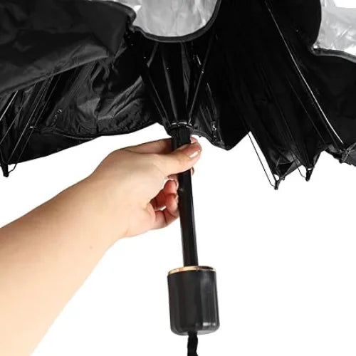 Foldable Car Windshield Sun Shade Umbrella – UV Protection Heat Blocker Sunshade for Cars Interior Protection
