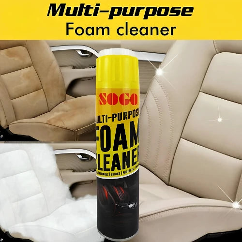 Sogo Multi-Purpose Foam Cleaner Spray | Car Interior, Sofa, Carpet & Kitchen Stain Remover