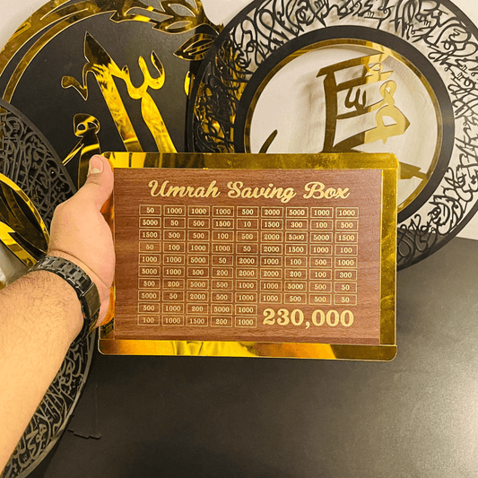 Umrah Savings Box – Islamic Money Bank for Goal-Oriented Saving