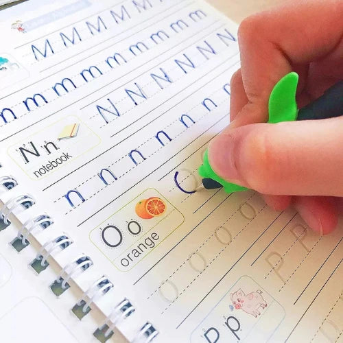 Magic Practice Copybook Set – Preschool Alphabet, Numbers, Math & Drawing Handwriting Workbooks for Kids Ages 3+