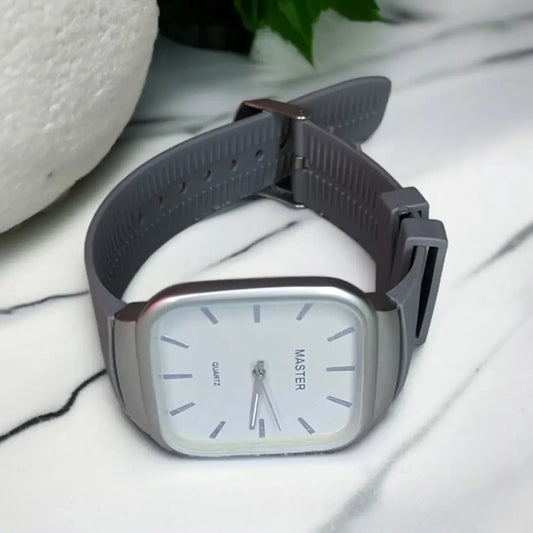 Master Quartz Square Dial Wrist Watch