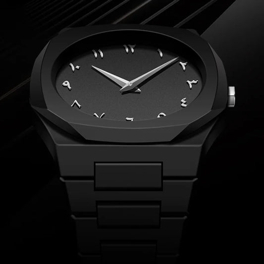 Luxury Waterproof Arabic Dial Watch – Classic Style with Modern Durability