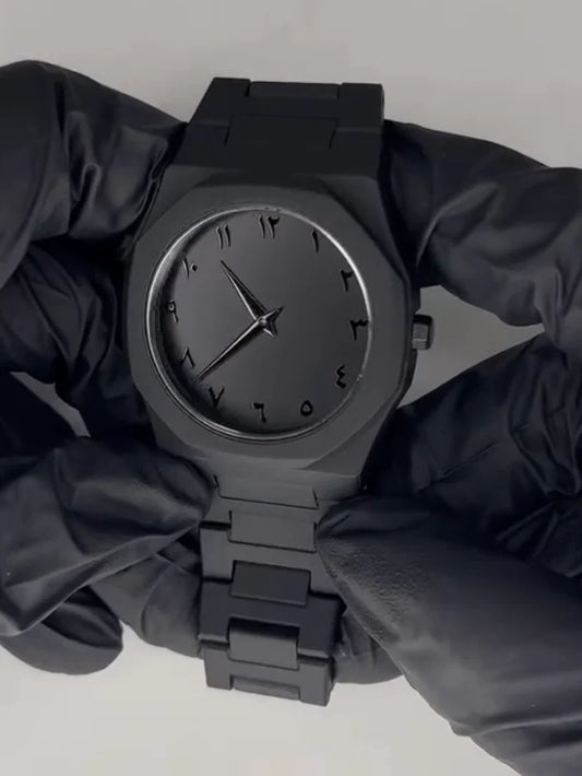 Luxury Waterproof Arabic Dial Watch – Classic Style with Modern Durability