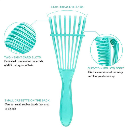Detangling Brush & Scalp Massager Comb For Smooth, Tangle-Free Hair