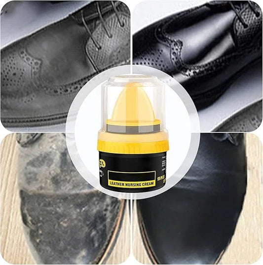 Leather Nursing Cream – Shine, Polish & Conditioner for Shoes, Jackets & Sofas