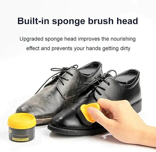 Leather Nursing Cream – Shine, Polish & Conditioner for Shoes, Jackets & Sofas