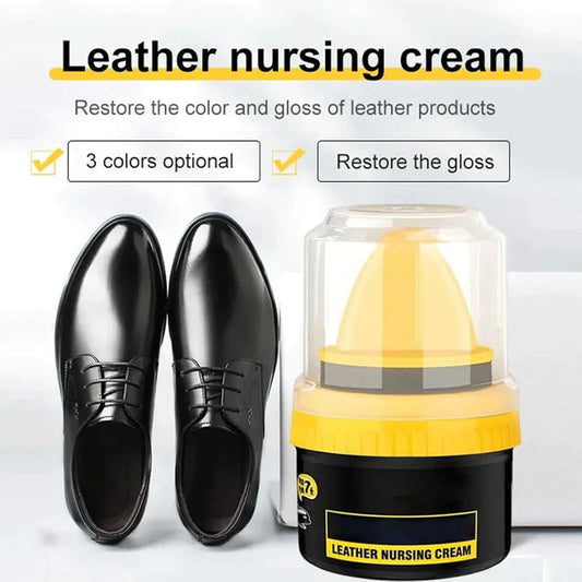 Leather Nursing Cream – Shine, Polish & Conditioner for Shoes, Jackets & Sofas