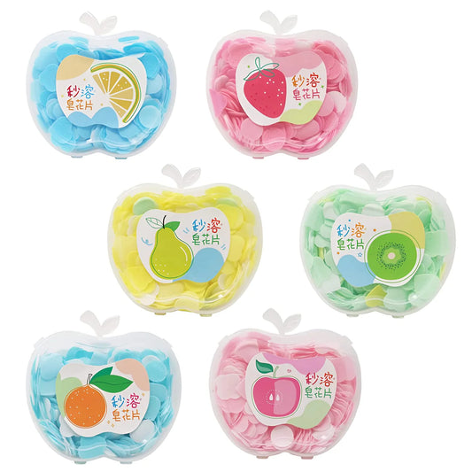Mini Apple Paper Soap Sheets – Disposable, Portable Hand Wash Solution