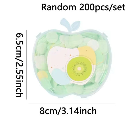 Mini Apple Paper Soap Sheets – Disposable, Portable Hand Wash Solution