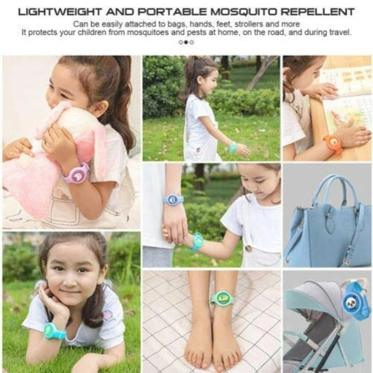 Waterproof Mosquito Repellent Wristwatch Band For Kids
