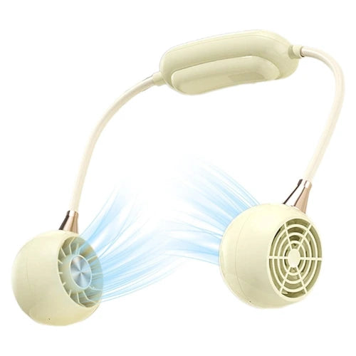 Portable Rechargeable Neck Fan – Hands Free USB Cooling Fan