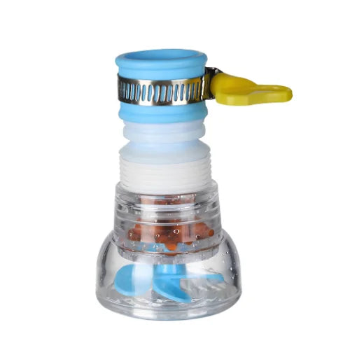 360° Flexible Faucet Splash Filter – Water Saving Tap Extension Nozzle