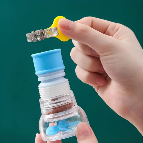 360° Flexible Faucet Splash Filter – Water Saving Tap Extension Nozzle