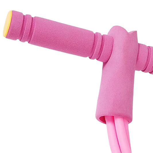 Portable 4 Tube Tummy Trimmer Pedal Resistance Band – Home Gym Fitness Equipment for Men & Women