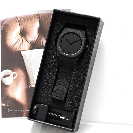 Luxury Waterproof Arabic Dial Watch – Classic Style with Modern Durability