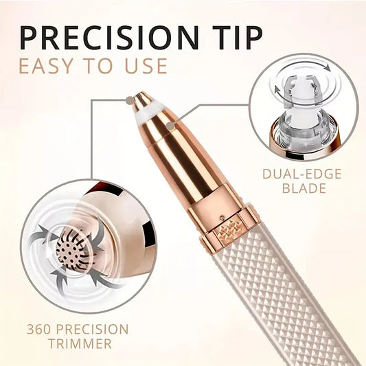 Multifunctional Rechargeable Electric Facial, Eyebrow & Body Hair Shaver & Trimmer