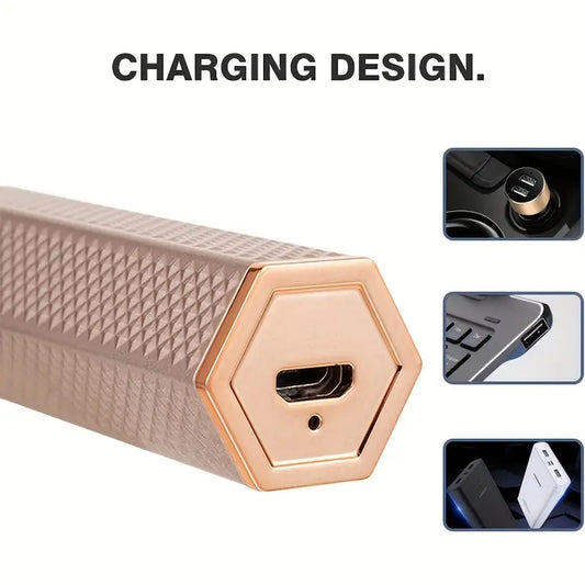 Multifunctional Rechargeable Electric Facial, Eyebrow & Body Hair Shaver & Trimmer