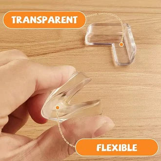 Silicone Table Corner Protector – Baby Safety & Anti-Collision Cover
